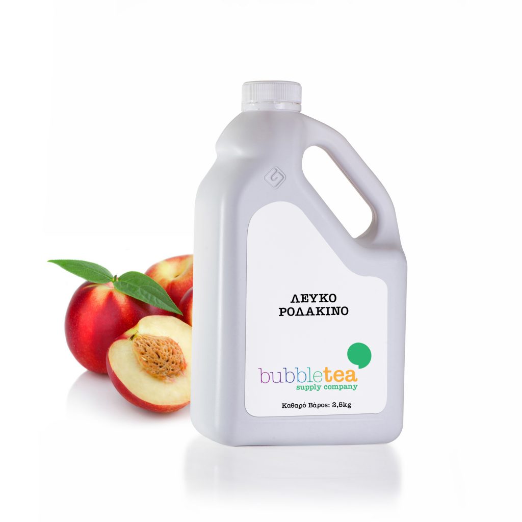 syrup white peach